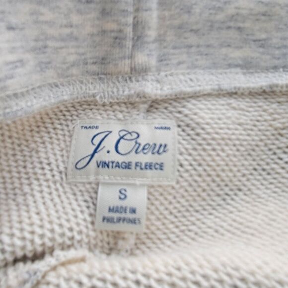 j crew AT807 womens Vintage cotton terry jogger pant size S in speckle - Picture 9 of 9